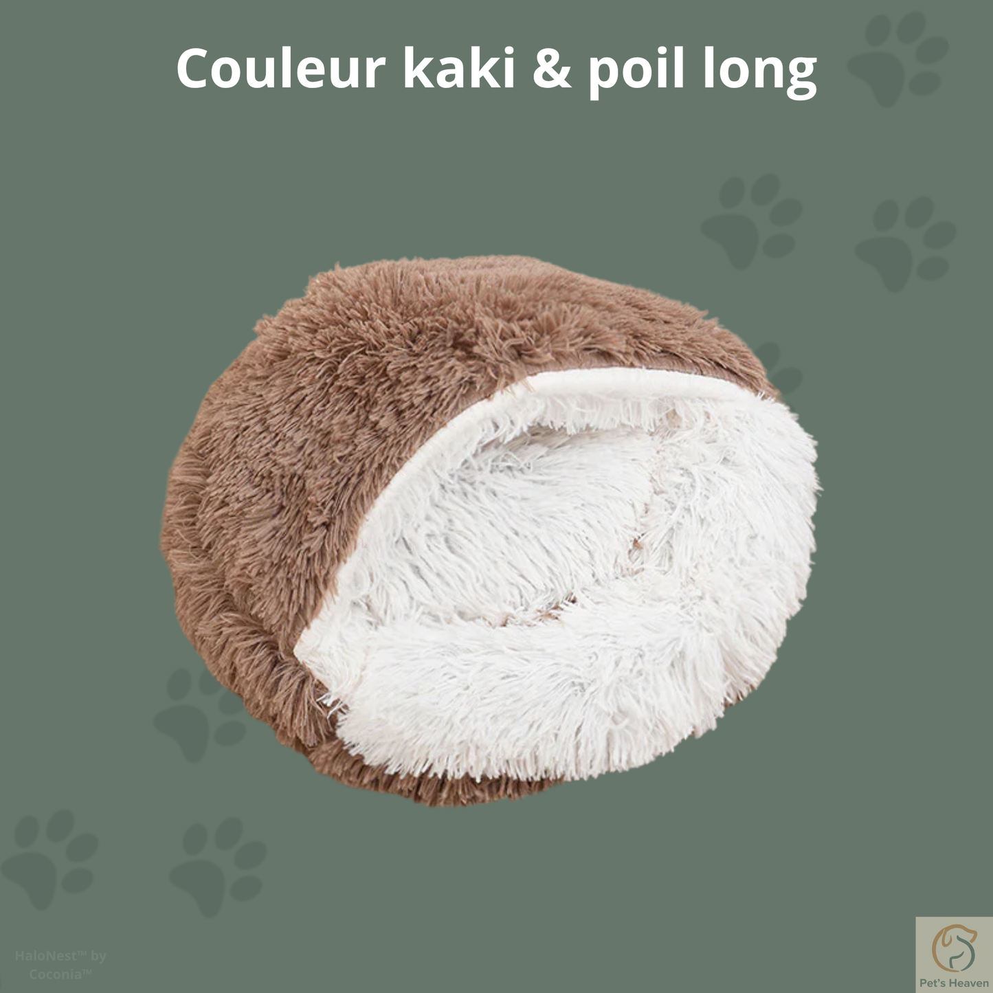HaloNest™・Panier semi-couvert pour chats et chiens