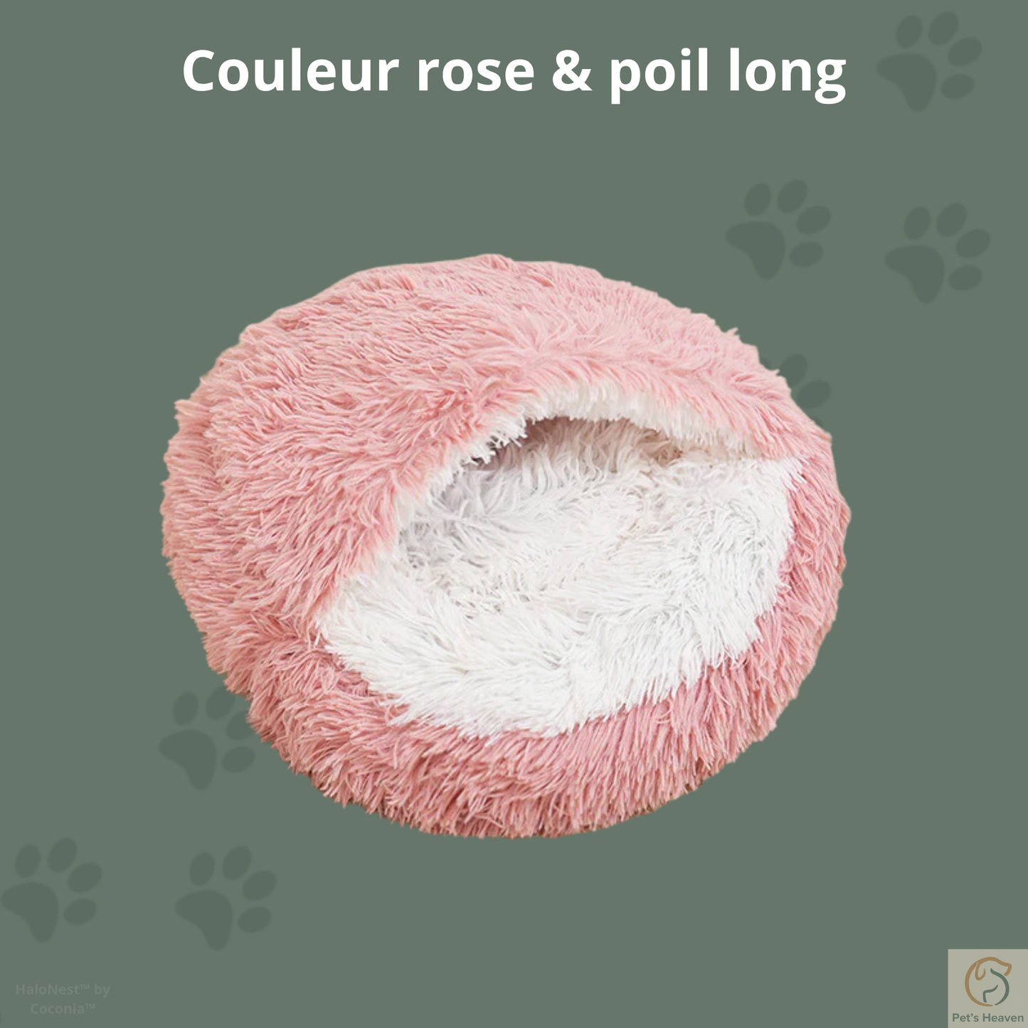 HaloNest™・Panier semi-couvert pour chats et chiens
