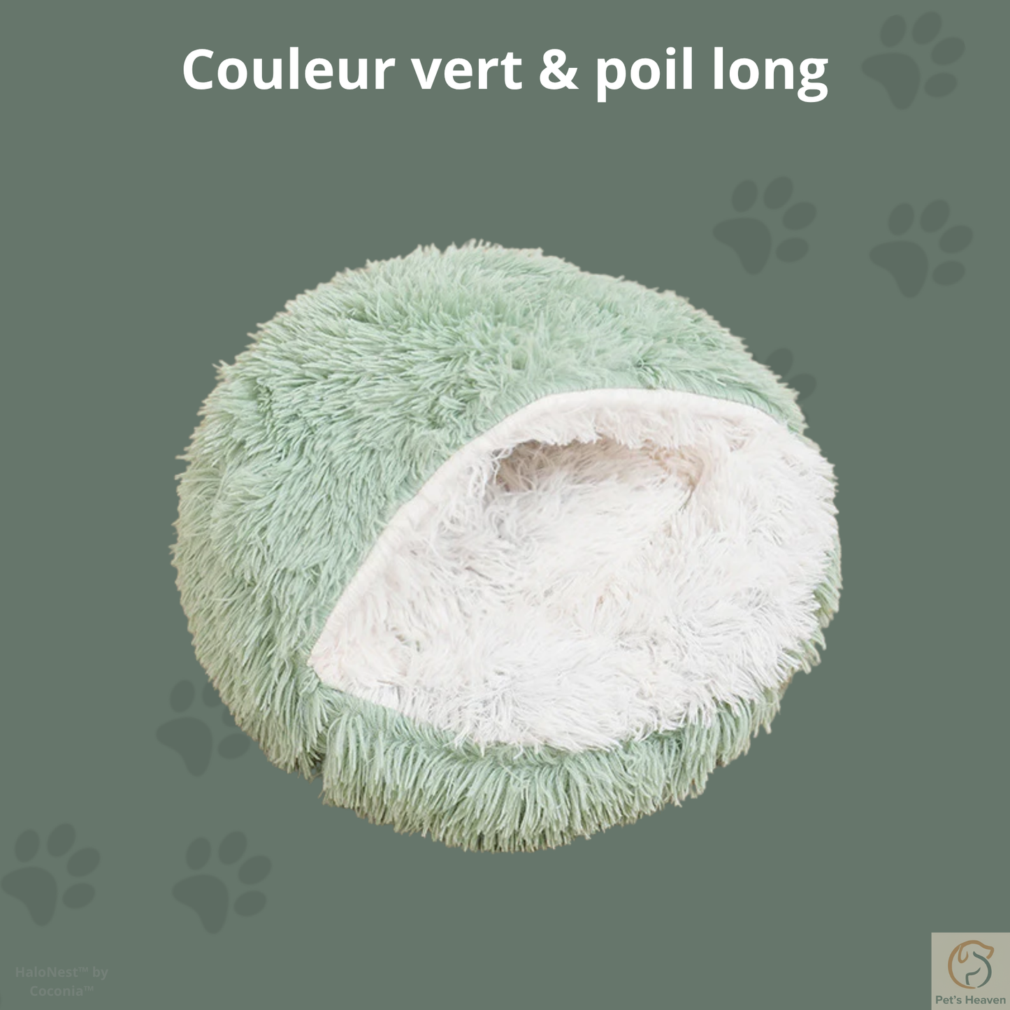 HaloNest™・Panier semi-couvert pour chats et chiens
