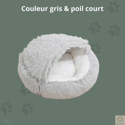 HaloNest™・Panier semi-couvert pour chats et chiens