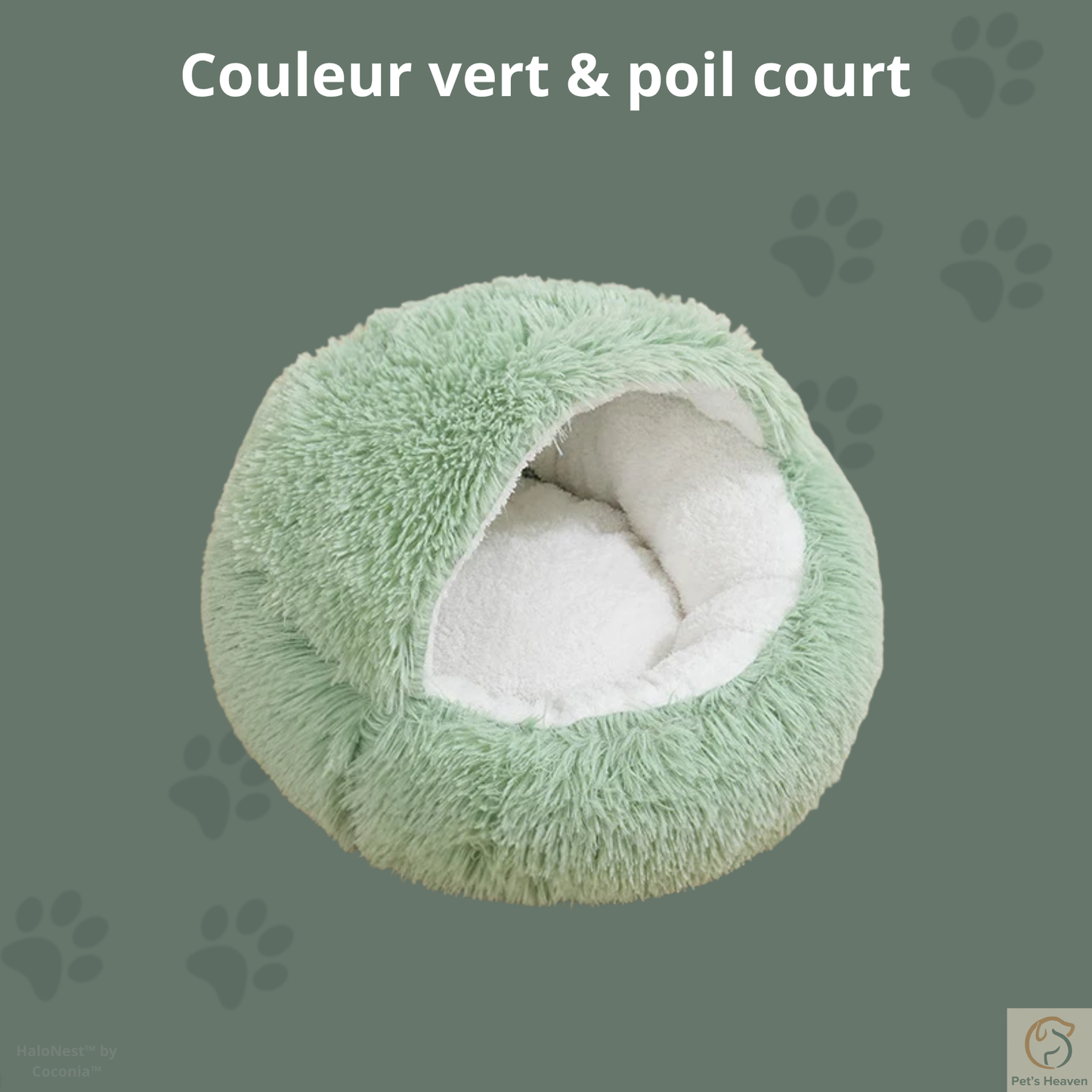 HaloNest™・Panier semi-couvert pour chats et chiens