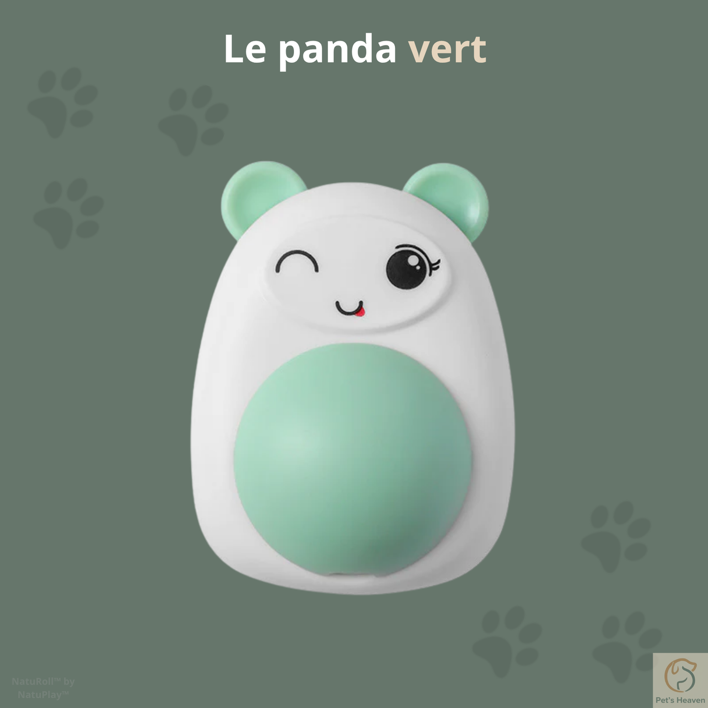 NatuRoll™・Boule rotative d'herbe à chat