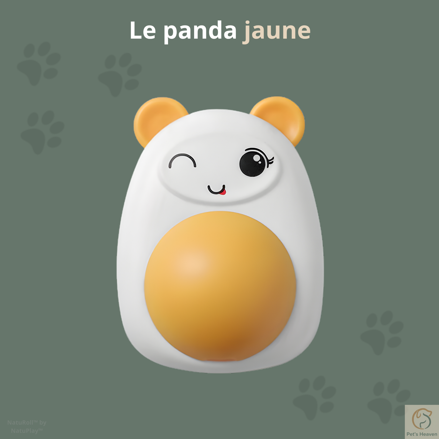 NatuRoll™・Boule rotative d'herbe à chat