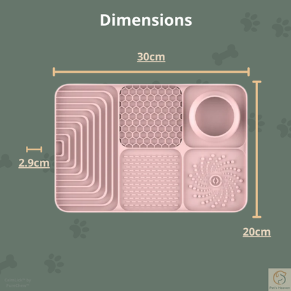 CalmLick™・Tapis de léchage anti-glouton & anti-stress
