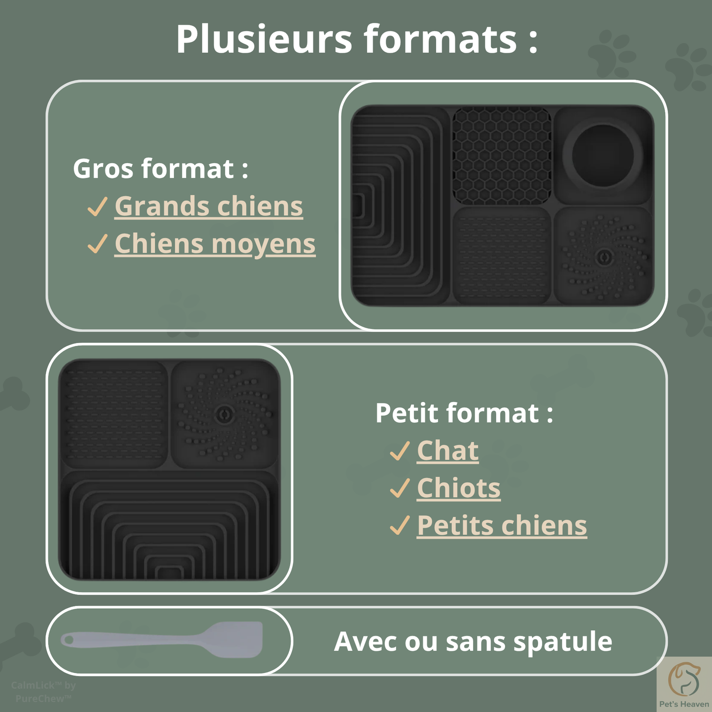 CalmLick™・Tapis de léchage anti-glouton & anti-stress