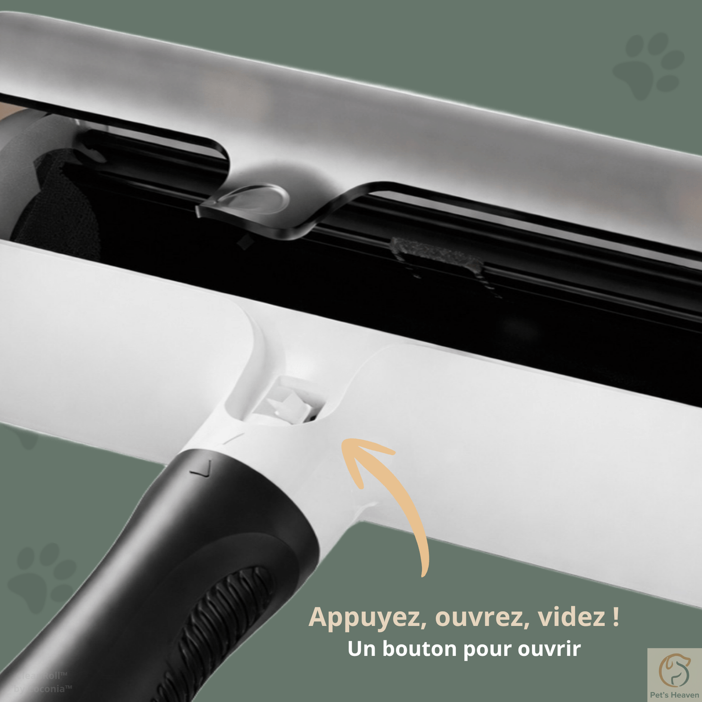 CleanRoll™・Rouleau anti-poils réutilisable