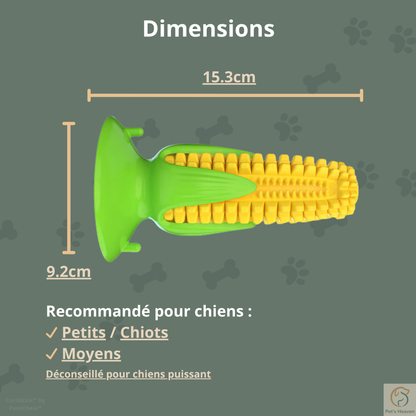 CornStick™・Jouet maïs à mâcher pour chien