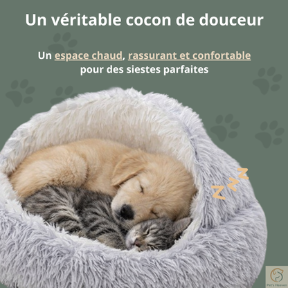 HaloNest™・Panier semi-couvert pour chats et chiens