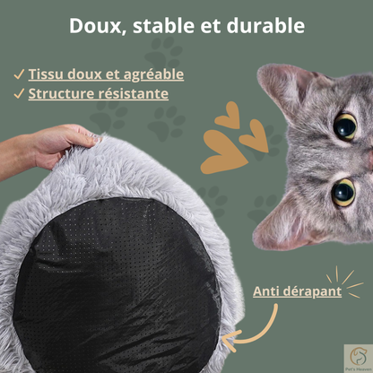 HaloNest™・Panier semi-couvert pour chats et chiens