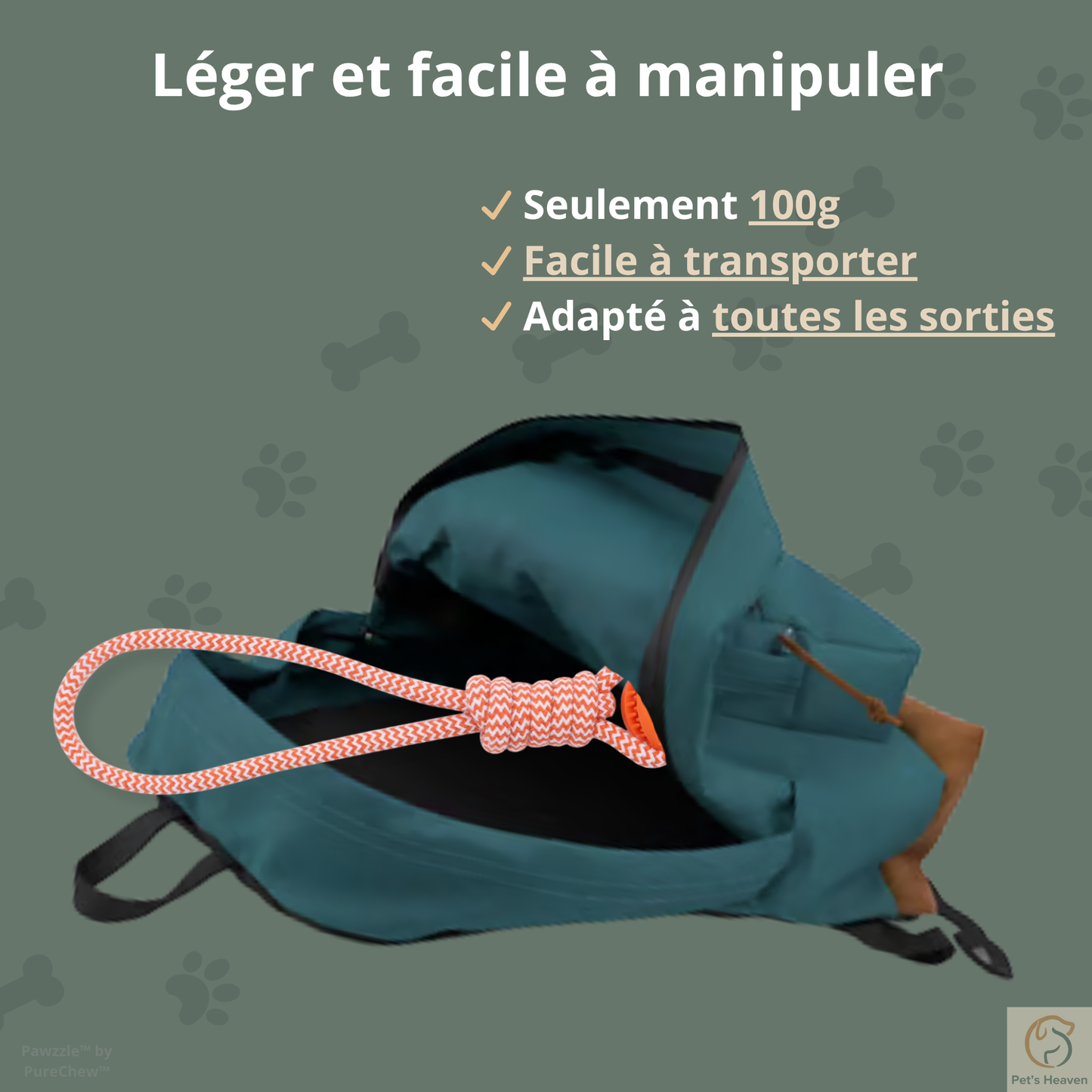 Pawzzle™・Balle Interactive & Friandises pour Chien